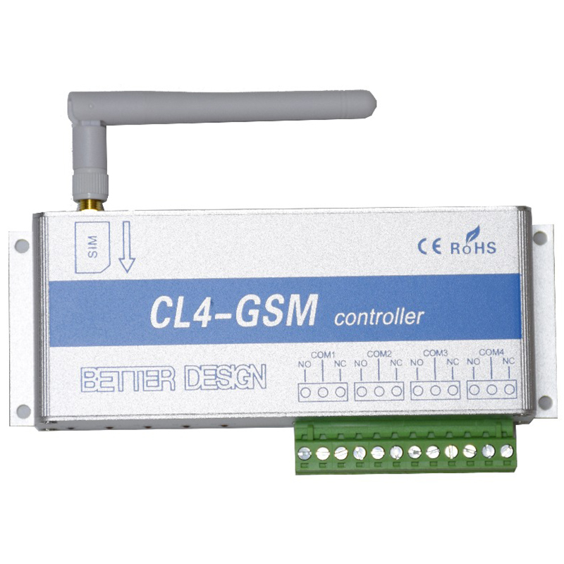 4 Channel Relay CL4-GSM SMS GSM APP Wireless Controller(US Plug)