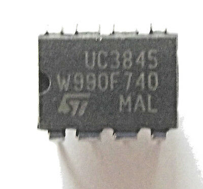 2Pcs- UC3845P UC3845 UC 3845 Current Mode PWM Controller Integrated Circuit DIP-8 8 Pin Dual In Line Package Chip Electrical Circuitry & Parts. 