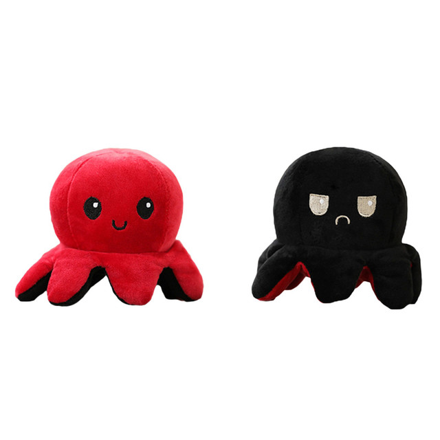 Reversible Soft Toy Octopus Baby Multicolor Cute Toy