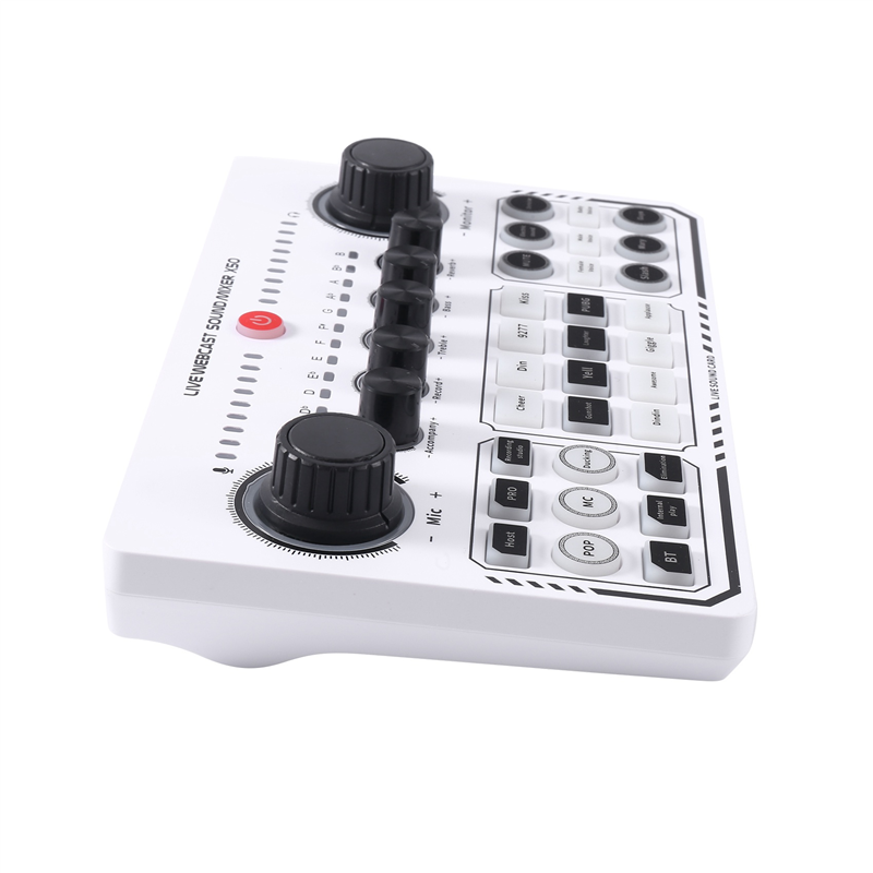 X50 Professional Recording Studio Sound Cards USB Sound Card Live Broadcast Audio Mixer Interface Ound Card Sound Card for Live Broadcast. 
