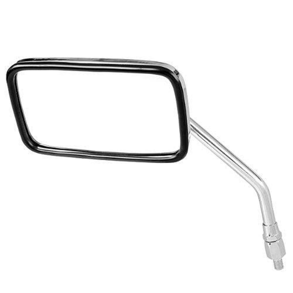 Motorcycle Chrome Rearview Side Mirrors Fashional Cool Square Shape Rear View Mirror. 