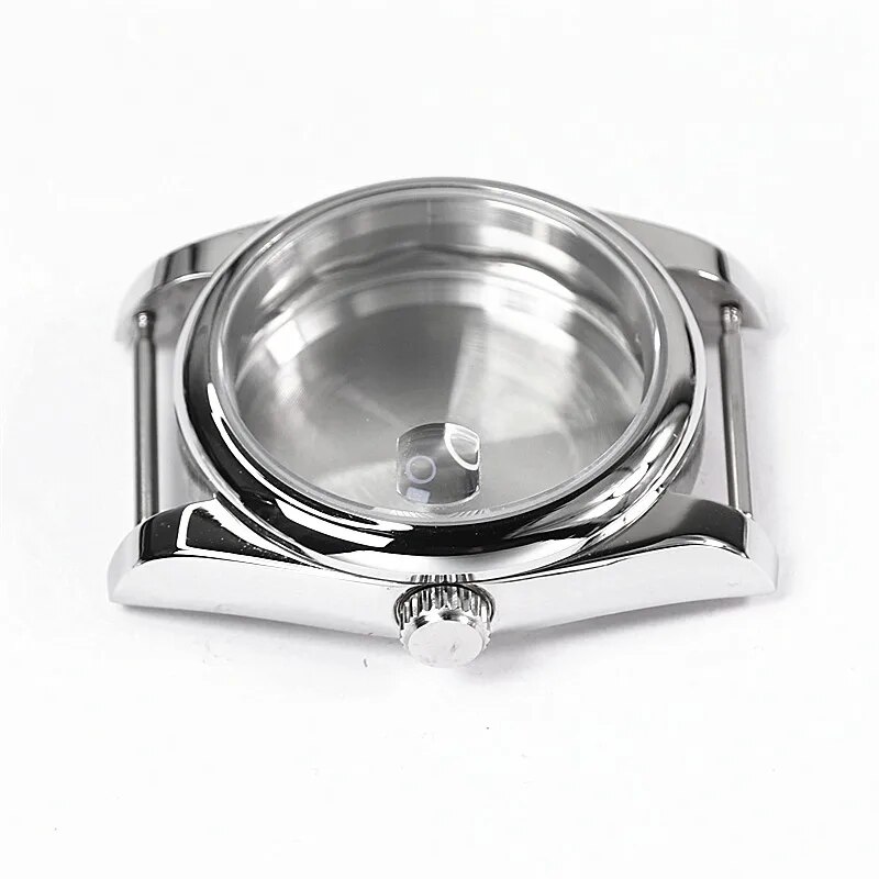 36mm 39mm Oyster Design Rounded Edge Sapphire Crystal 316l Steel Waterproof Watch Case For Nh35a Nh36 Movement Seiko Skx007 MODs. 