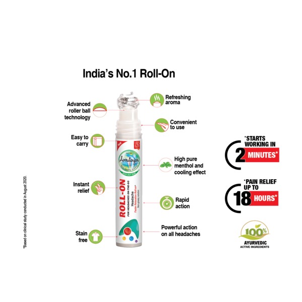 Amrutanjan Roll - ON - 5 ml. 