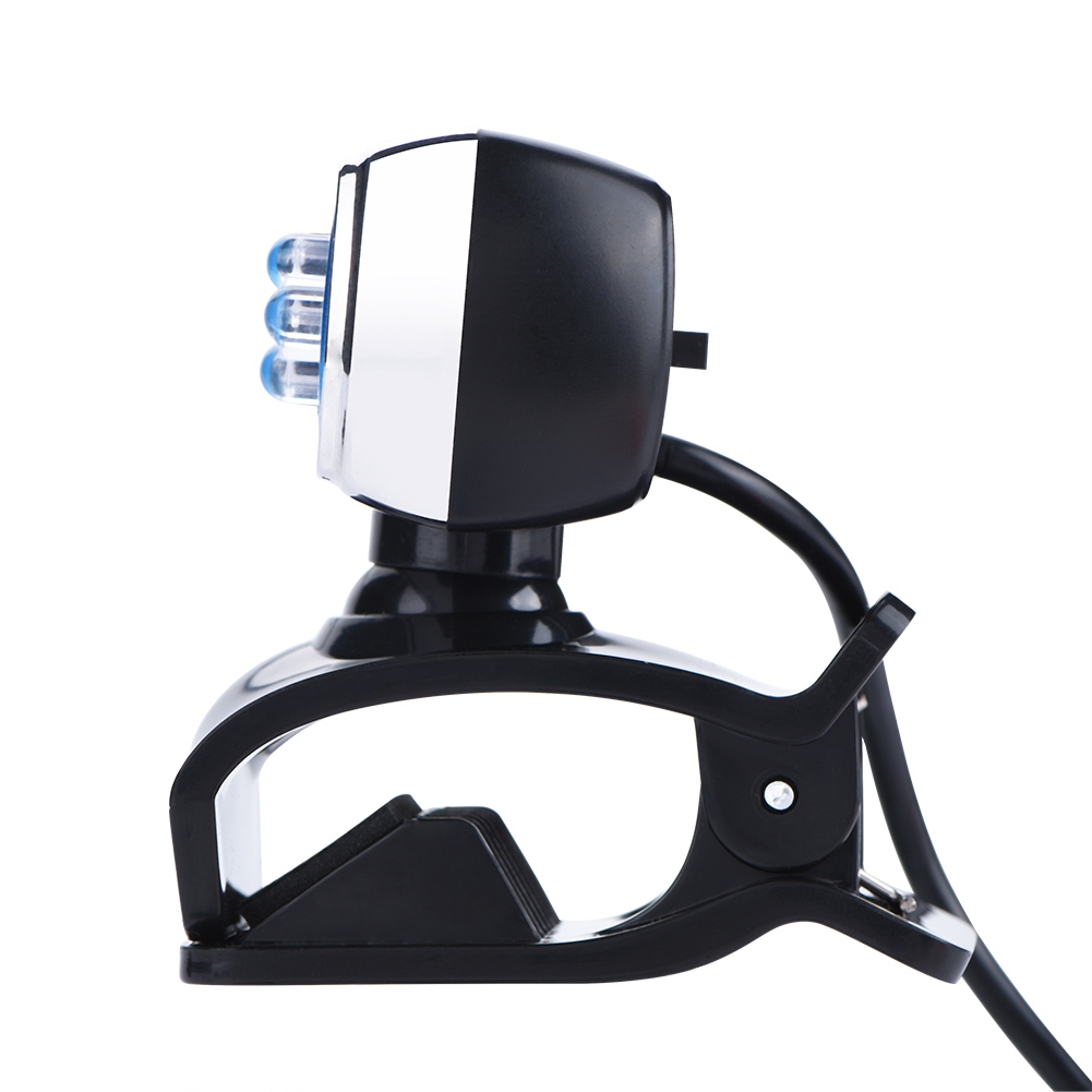 360 Degree Rotation USB HD 12 Megapixels Webcam Free Drive Computer Camera With Digital Micro. 
