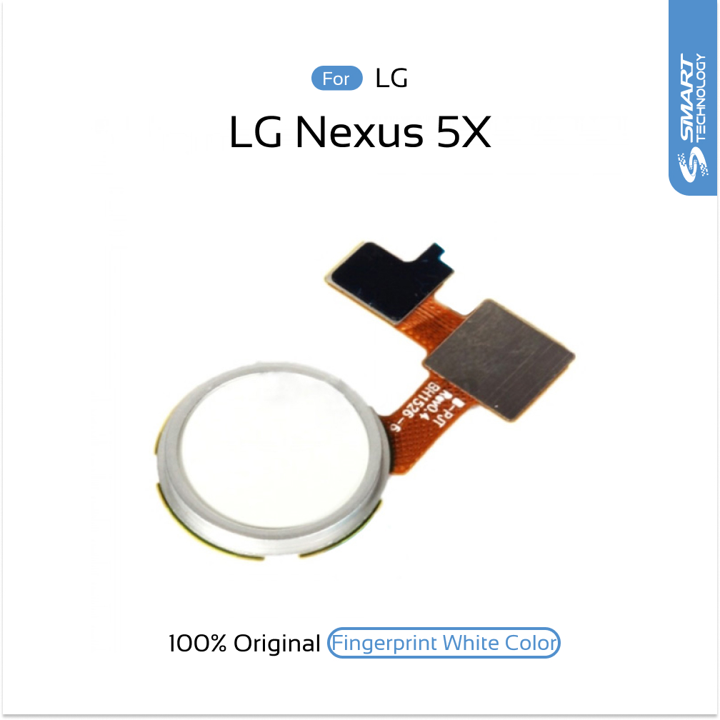 For LG Nexus 5X Fingerprint Sensor White Color Collect From Used Phone