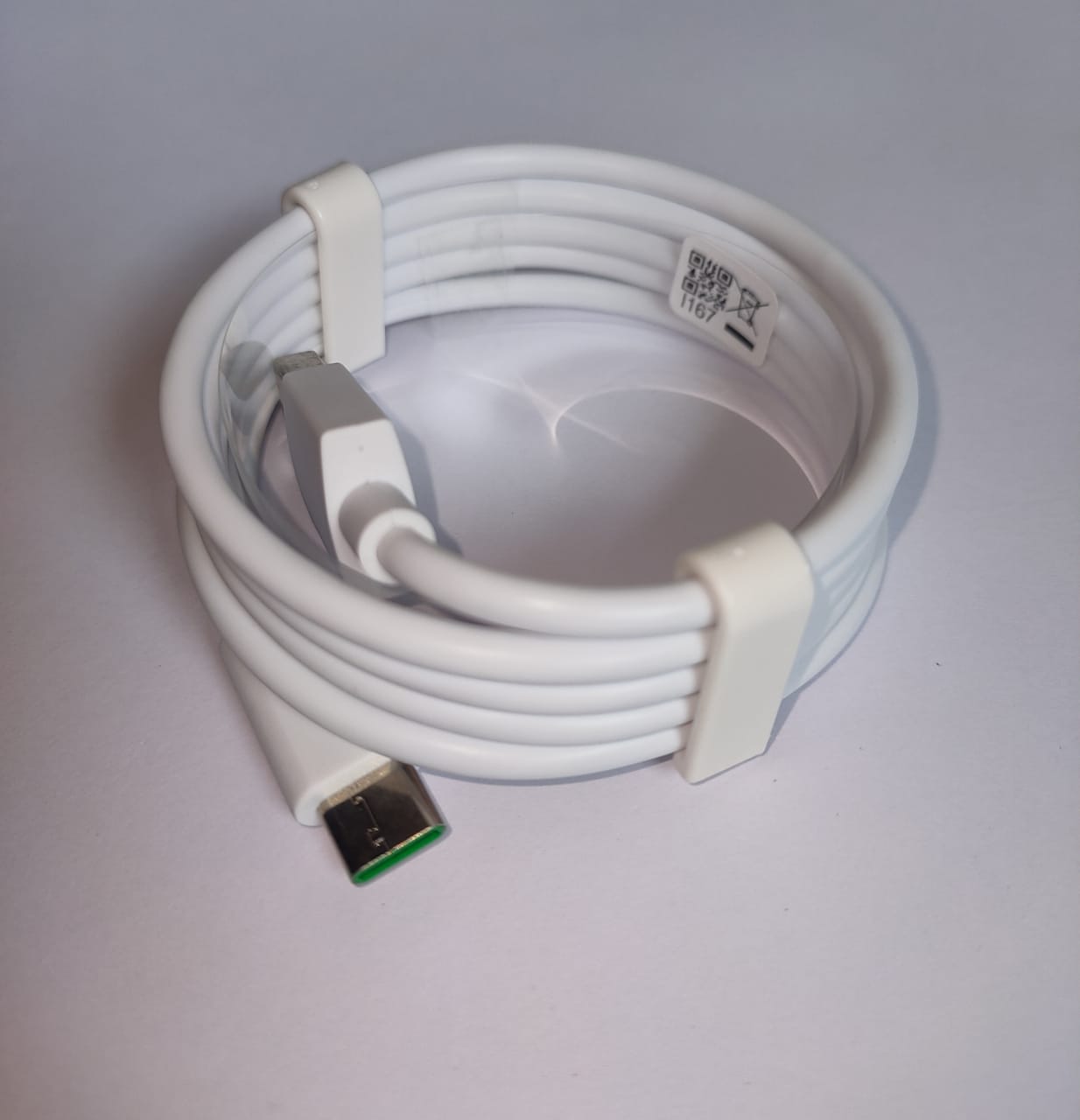 Official Oppo 65W Supervooc Flash Charger With Type-C Cable(3 Feet) - Fast Charger. 