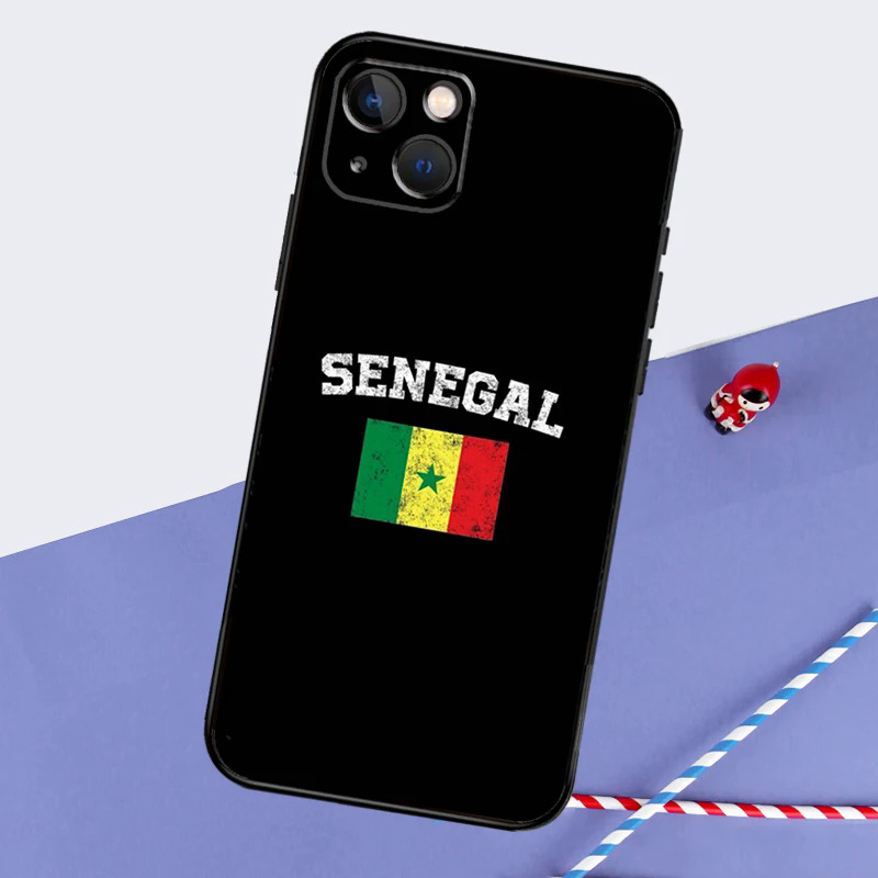 【Healer DingD】 Senegal Flag Soft Case For iPhone 15 14 13 12 11 Pro Max XS X XR SE2 7 8 Plus 13 12 Mini Protection Cover. 