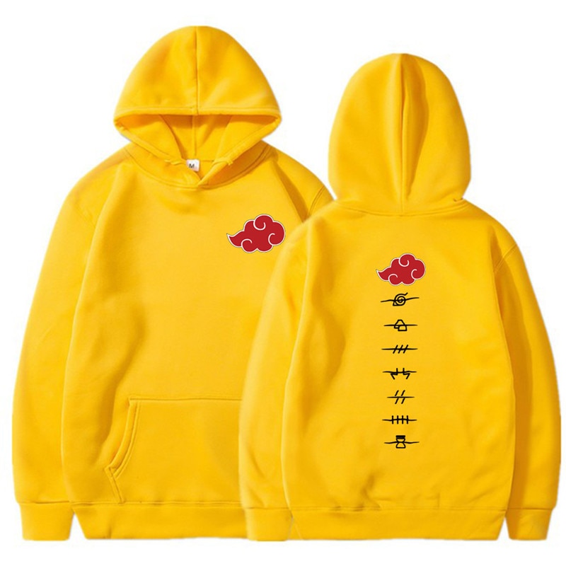 Japão anime akatsuki nuvem símbolos imprimir feminino hoodies moletom com  capuz streetwear ms marca oversized moletom com capuz - AliExpress