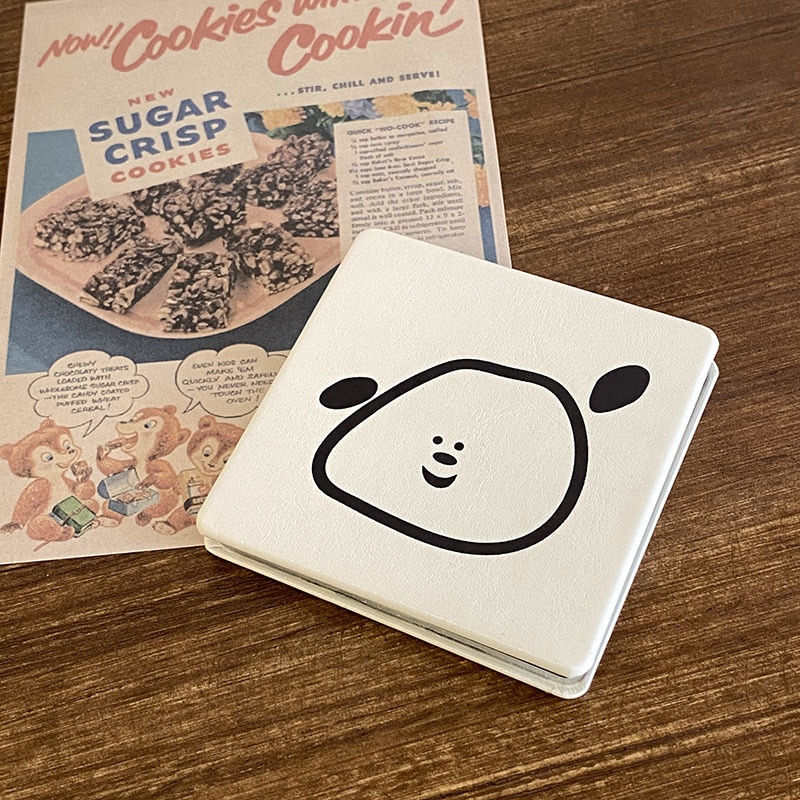 Shiny Quicksand Makeup Mirror Portable Magnifying Hand Square Makeup Standing Vanity Foldable Pocket Mirror Cute Compact Girls. 