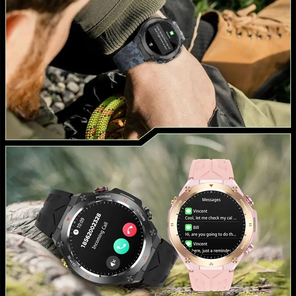 KC82 smartwatch male female Bluetooth call SMS notification with sports. 