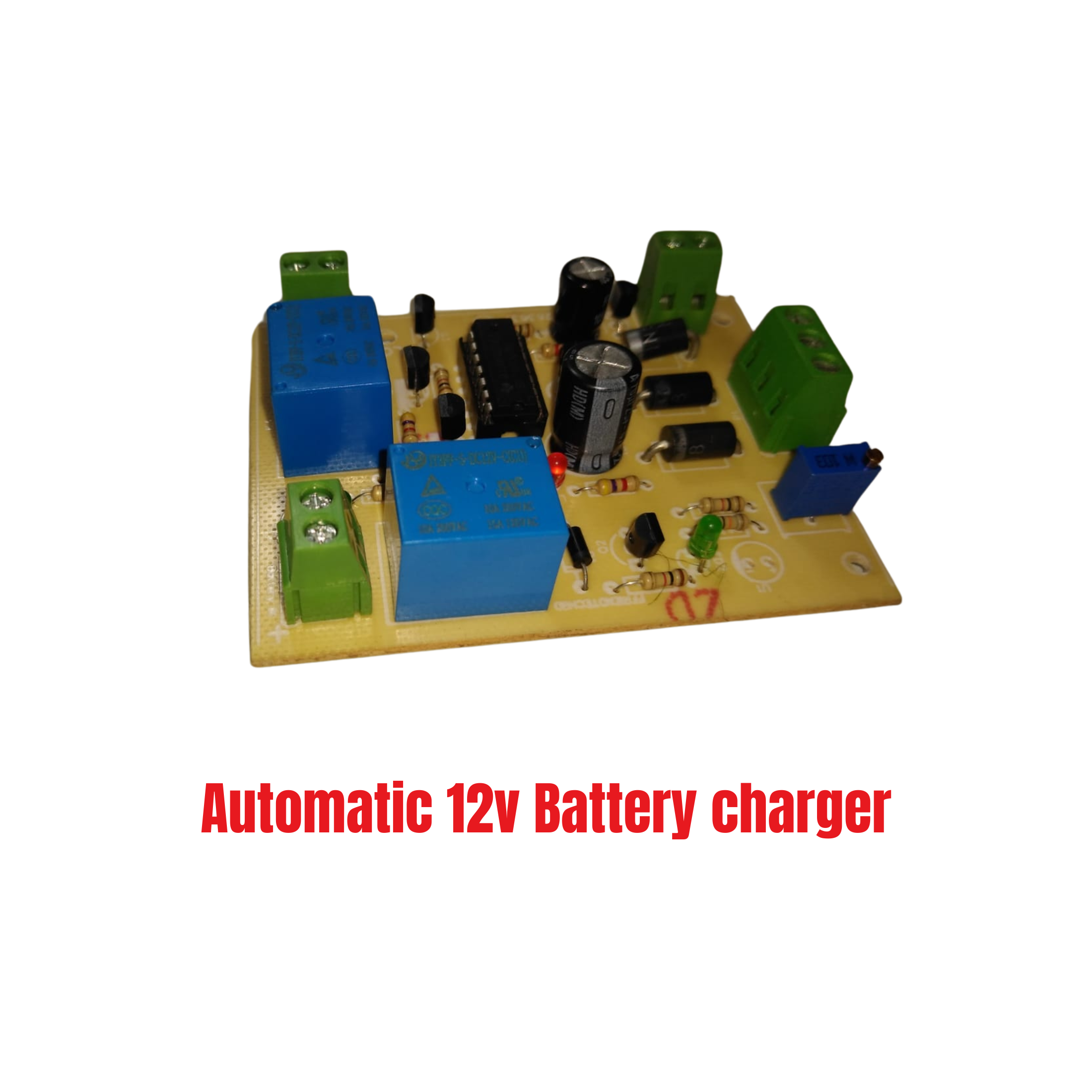 12V Battery Charger with Auto Cut Off | Autocut Circuit for 12V DC Batteries | Auto Cut Circuit 12V Charger with 3 Amp Diode  | Autocut Charging Circuit 12 Volt | High-Quality Auto Charger |Full Auto Cut Circuit for 12V Battery Charger. 