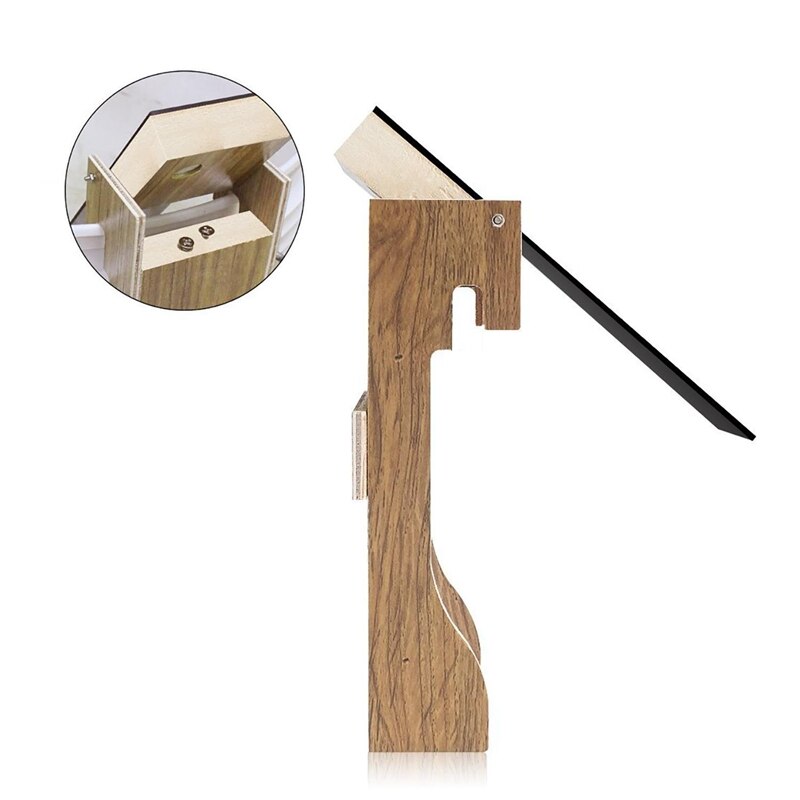 2 Pack Walk The Plank Mouse Trap, Auto Reset Live Catch Rat Trap（Black Wood）. 