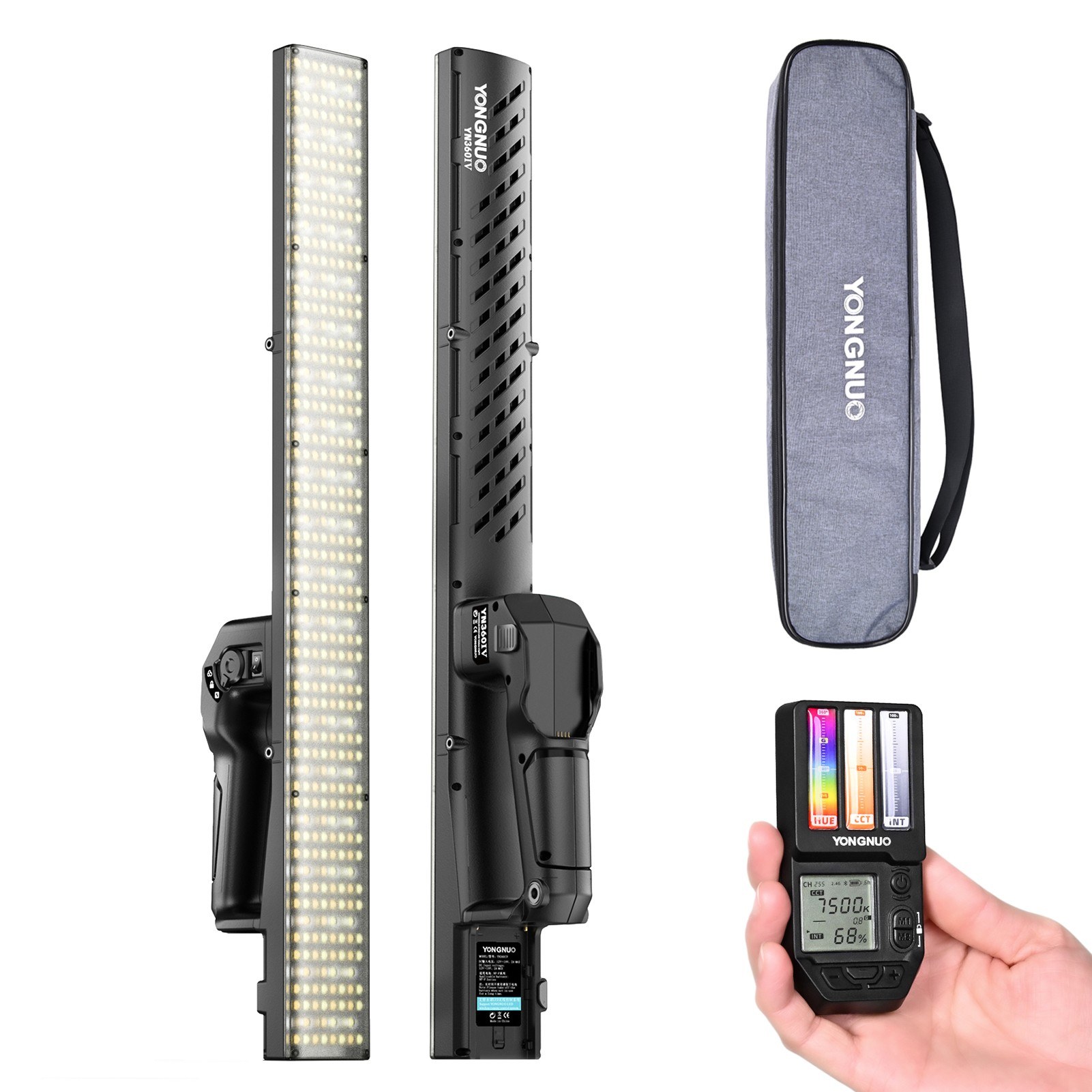 YONGNUO YN360IV Handheld RGB Video Light LED Fill Light Stick - black. 