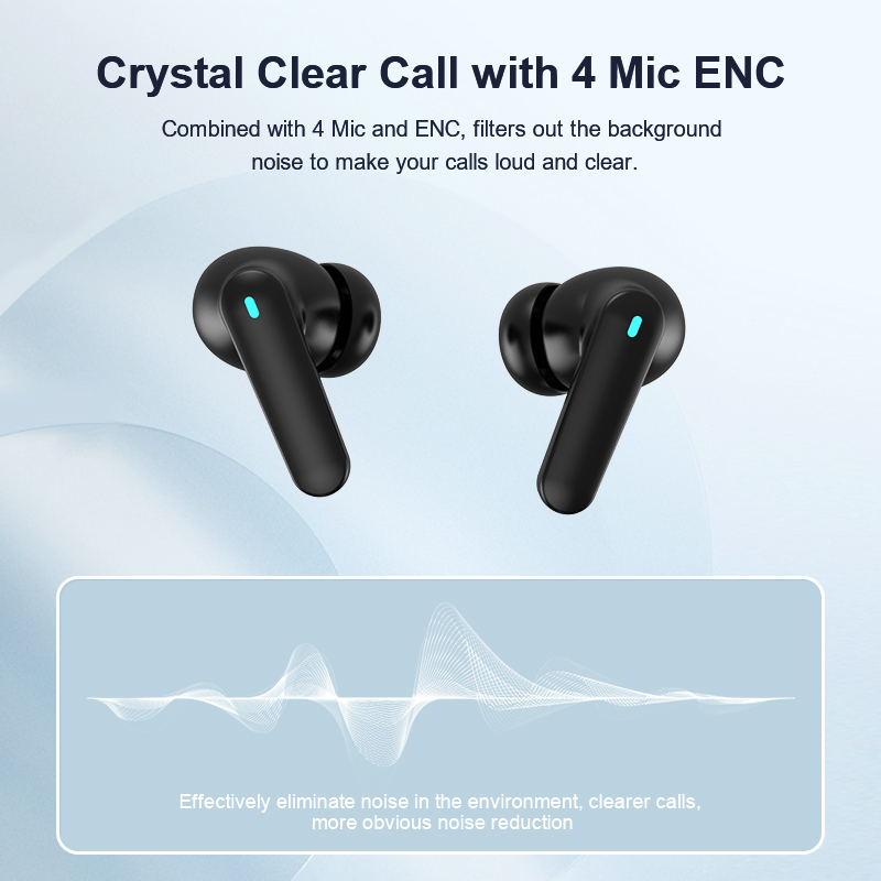 Beatfade T20 ANC Bluetooth 5.3 Active Noise Cancellation ENC HD Call Gaming Low Latency Transparency APP Long Battery Life. 