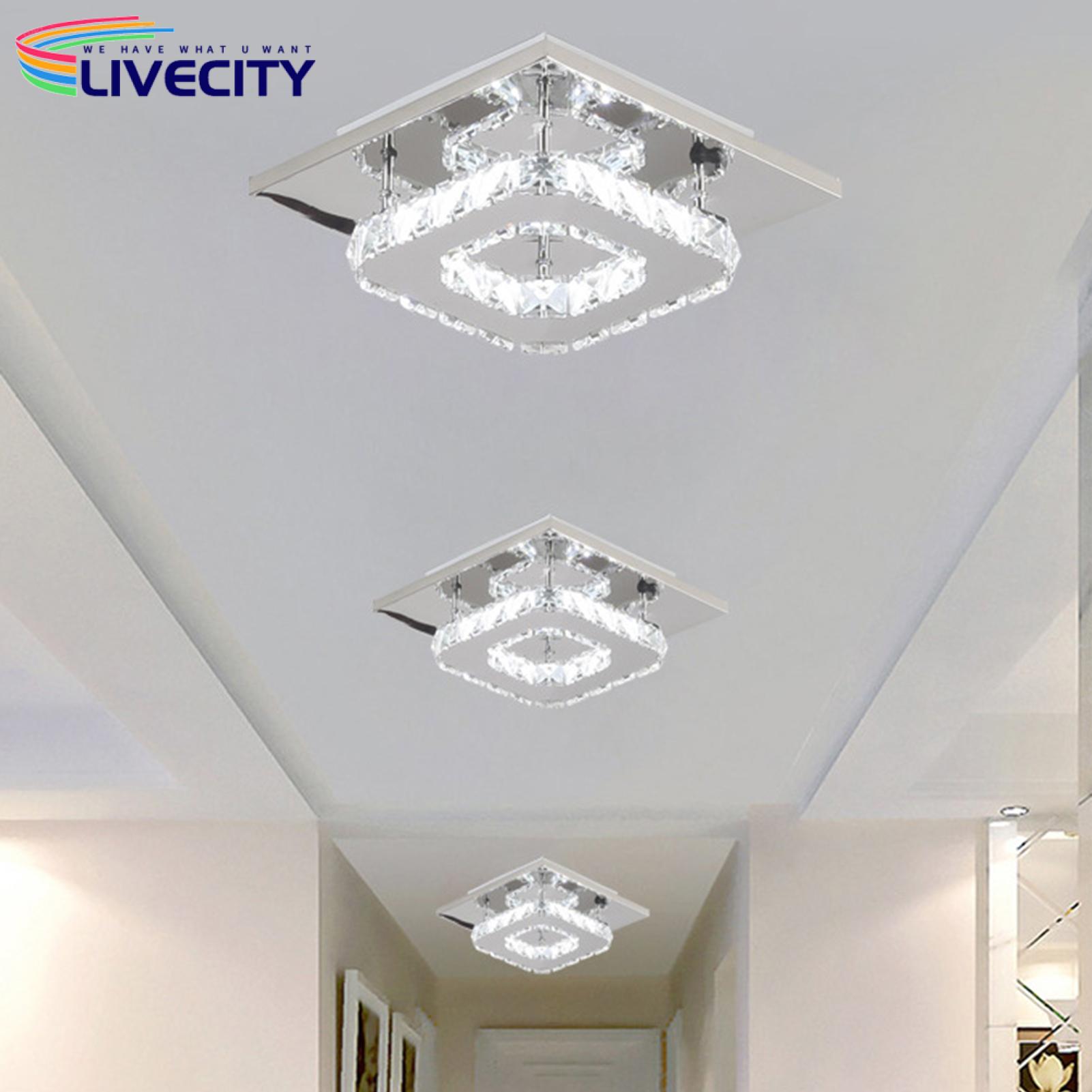 Corridor Ceiling Light Flicker Free Modern Square LED Ceiling Light Lighting Fixture. 