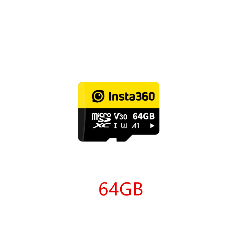 Insta360 SD Memory Card For Insta 360 X4 X3 X2 Ace Pro One RS R Sphere 64GB 128GB V30 Extreme A1 Original Accessories. 