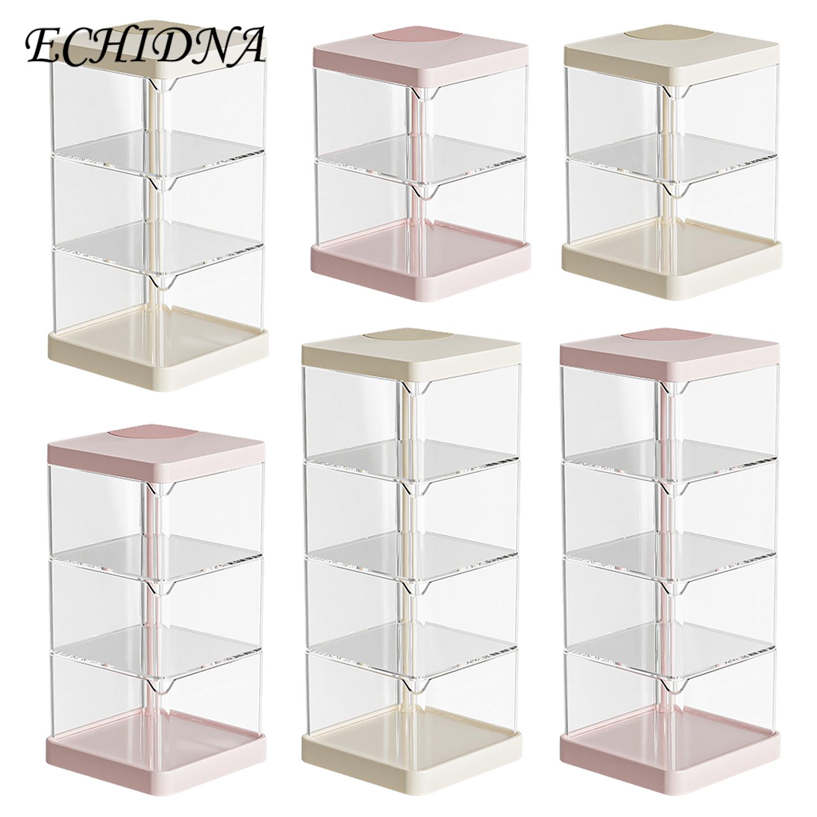 Transparent Stackable Storage Bin U-shaped Rotatable Cosmetic Storage Box Multi-layer Organizer for Beauty Products Breathable Moisture-proof Buyers' Choice Transparent Storage Box. 