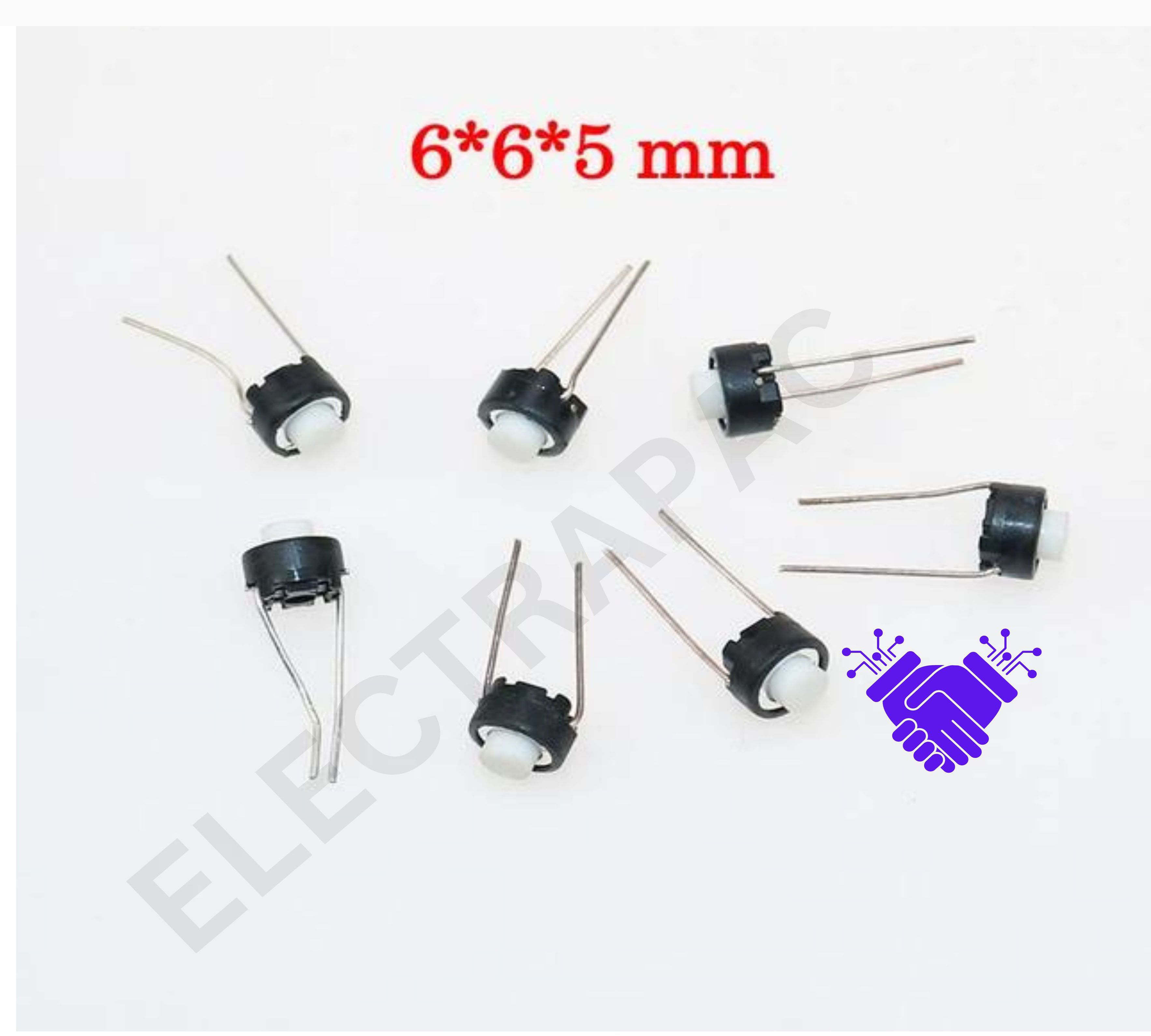 5pcs Mini Push Button switch/ 2 pin small push Button switch/ push switch. 