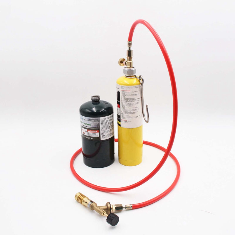 for Mapp Gas Turbo Torch Plumbing Turbo Torch with Hose for Solder Propane Welding Kit(null). 