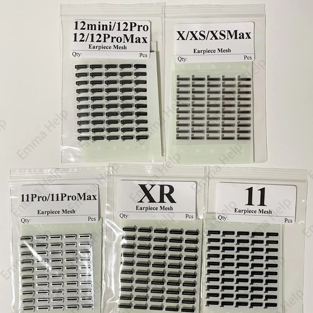 Earpiece Speaker Grill Mesh Dust Anti Mesh Phone Accessories Replacement for iPhone X XS XSM XR 11 13 Pro Max 14 Plus 12 Mini. 