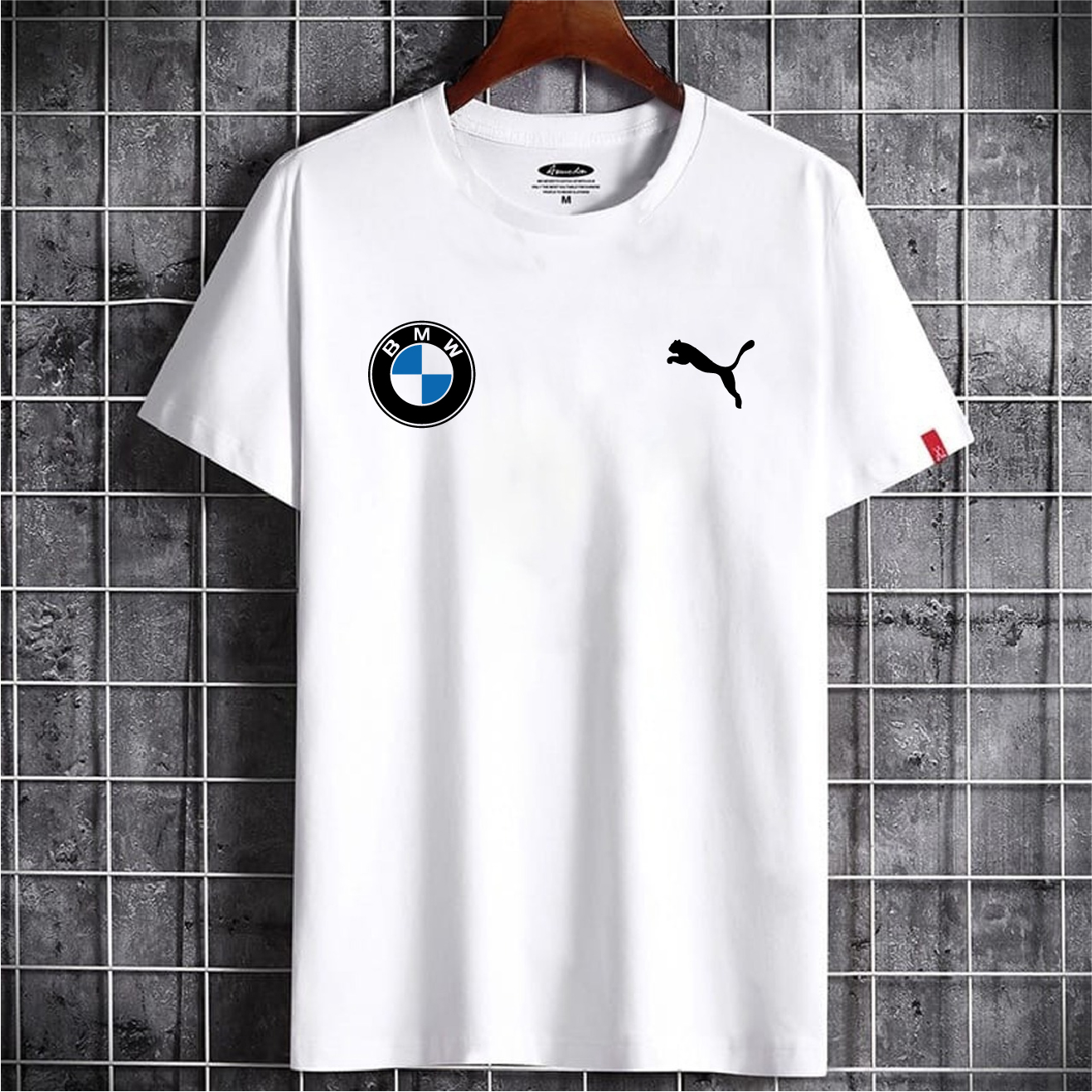 Bmw Best Quality Casual Smile T-Shirt For Men T Shirt For Man