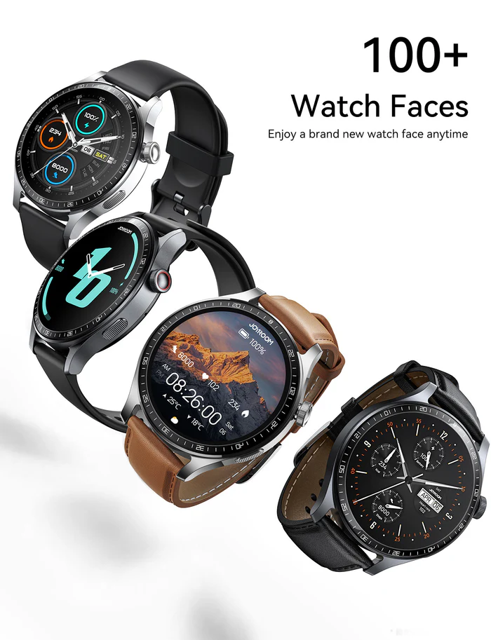JOYROOM JR-FC2 Pro Classic Series Smart Watch (Answer/ Make Call) - (2 Type Belt). 