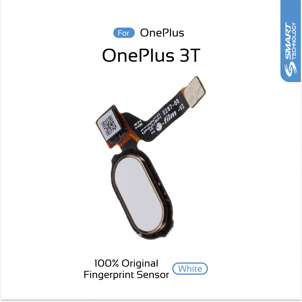 For OnePlus 3T Fingerprint Sensor White Color Collect From Used Phone