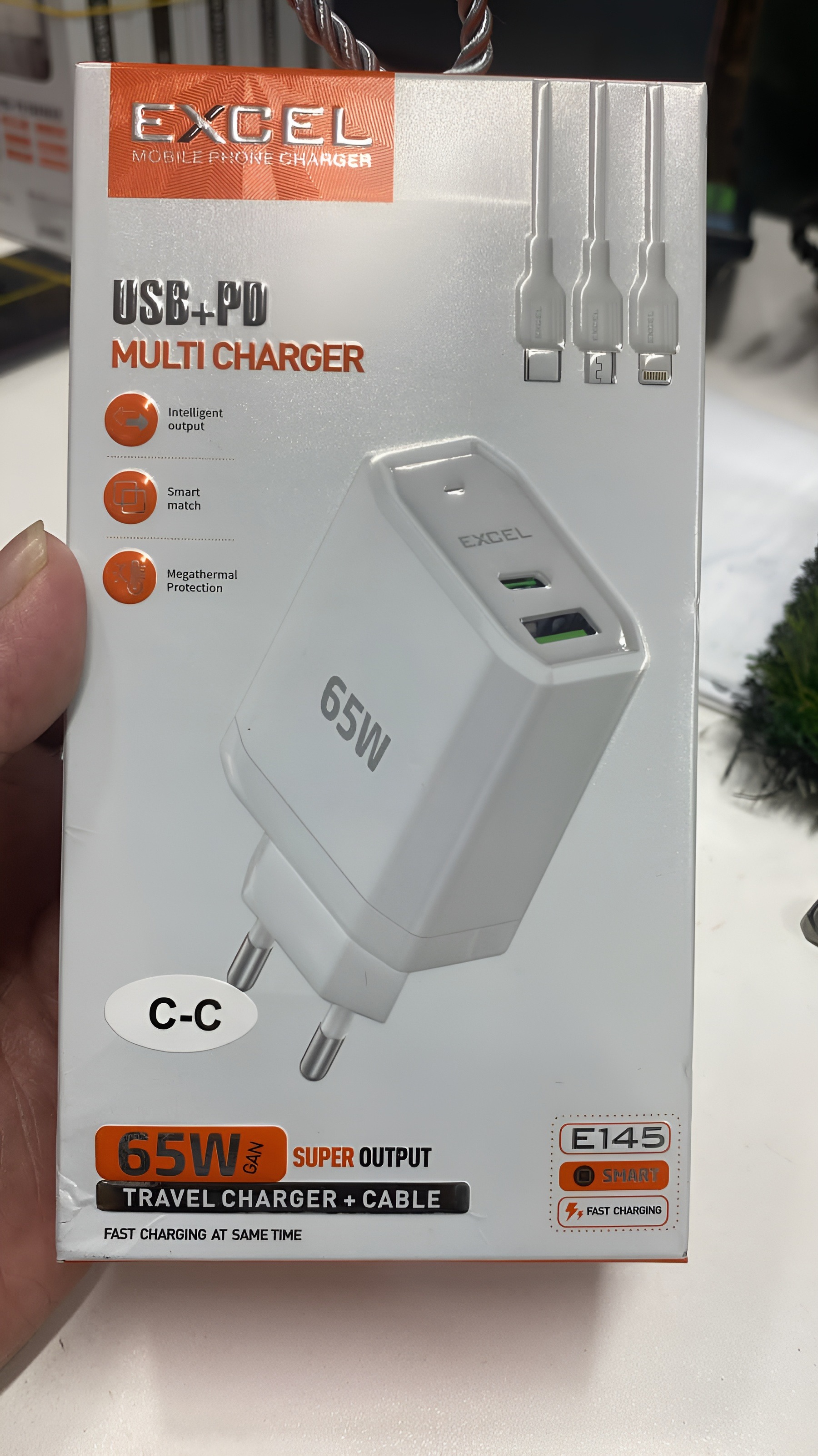 Excel Multi charger 65w Model E-145(C-C)