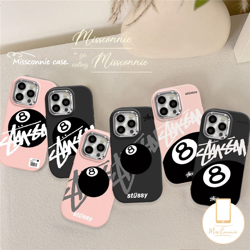 Trendy Brand Stussy Soft Case For Realme C53 C67 C25 C12 C55 C15 C55 C25s C25Y C21Y Note 50 C11 C51 C30 C20 5s 5i 5 6i 8i C20A Narzo 50 Graffiti English Luxury Plating Metal Cover