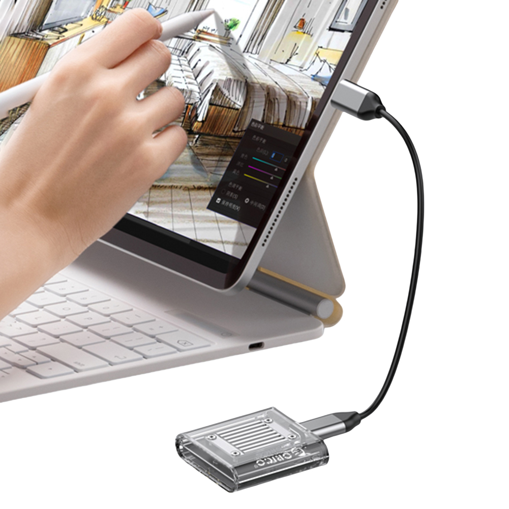 Mini 2230 M.2 NVMe Portable SSD Case UP To 4TB M.2 To USB Type C Transparent External Adapter SSD Hard Disk Box for PCIe SSD. 