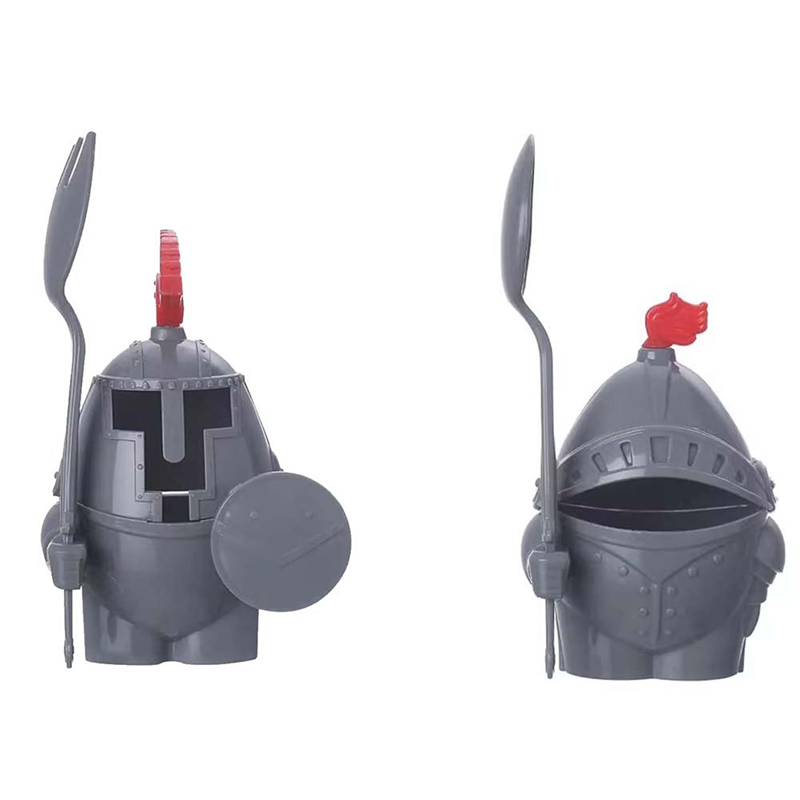 Boiled Egg Cup Holder with A Spoon Fork Included - Knight Design - Kitchen Utensil Decor,Order of the Knights Easy to Use