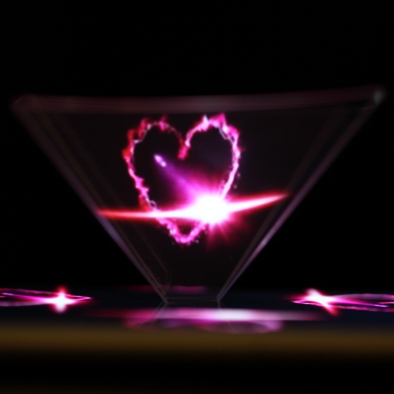 3D Hologram Pyramid Display Projector for phone Universal. 