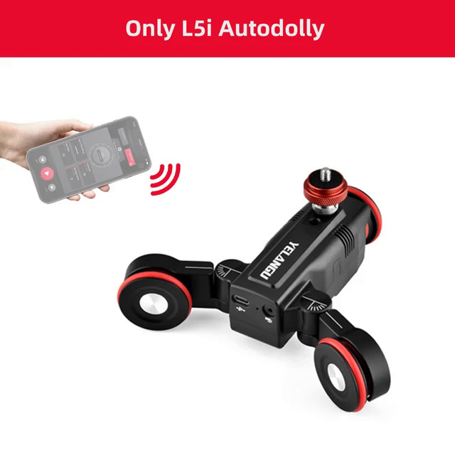 L5 Motorized Camera Slider Automatic Video Dolly Car Rail Systems for DSLR Camera Sony iPhone with App Control //////////////////////////////////////////////////////////////////////////////////////////////////. 