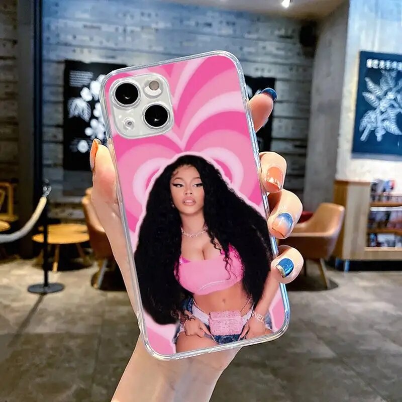 Nicki Minaj Rapper Phone Case Transparent soft For iphone 11 13 12 14 15 pro max mini plus. 