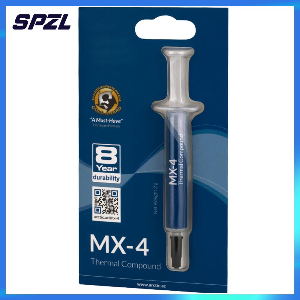 （NEW）Arctic MX-4 Thermal Grease Heatsink Paste Thermal Compound Paste 2g 8.5 W/(MK) Coolers PC High Performance CPU GPU IC. 