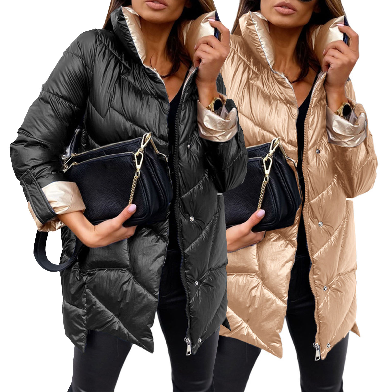 thick quilted coat