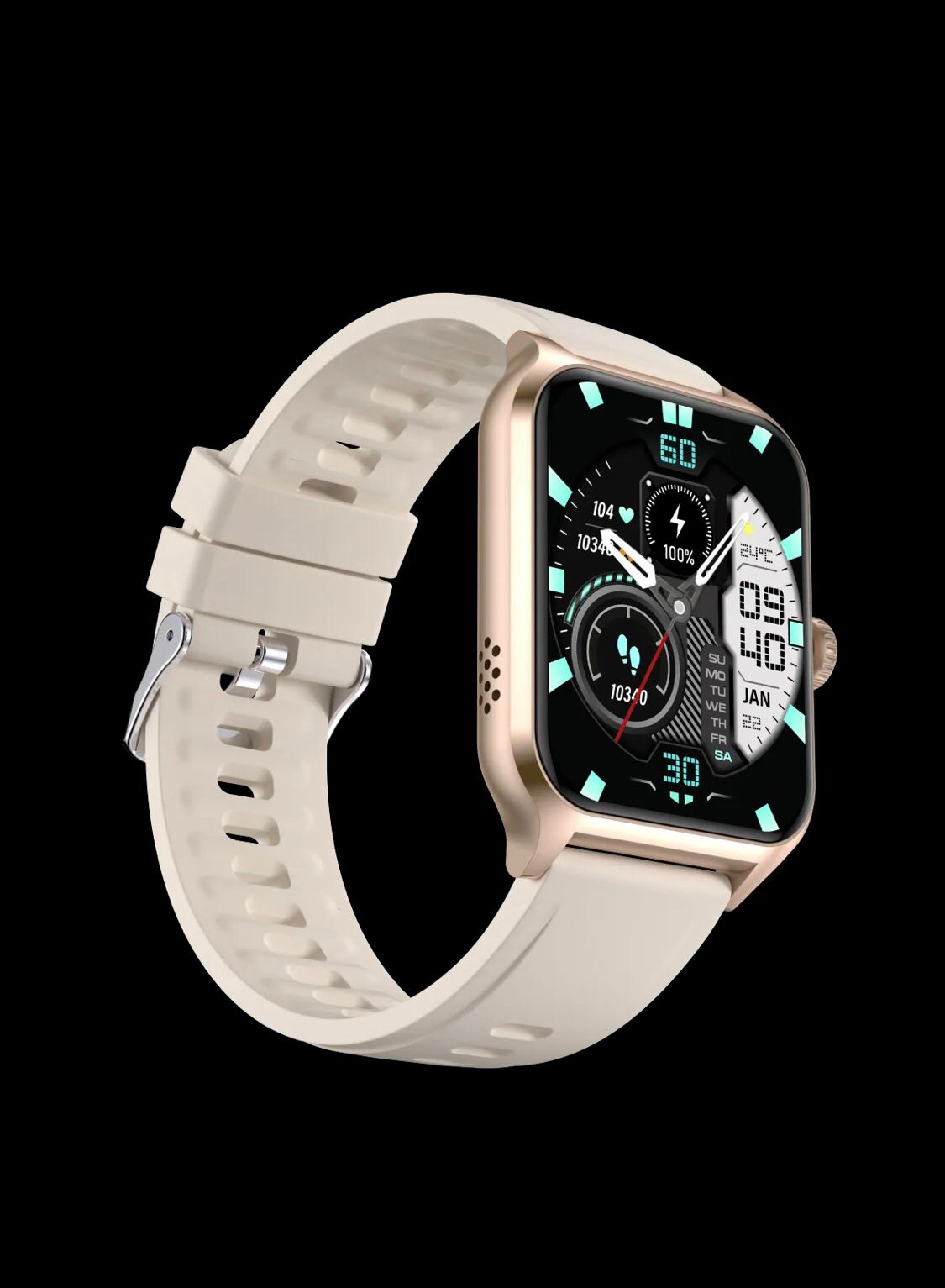 T97 Bluetooth Calling Smartwatch – Black Color. 