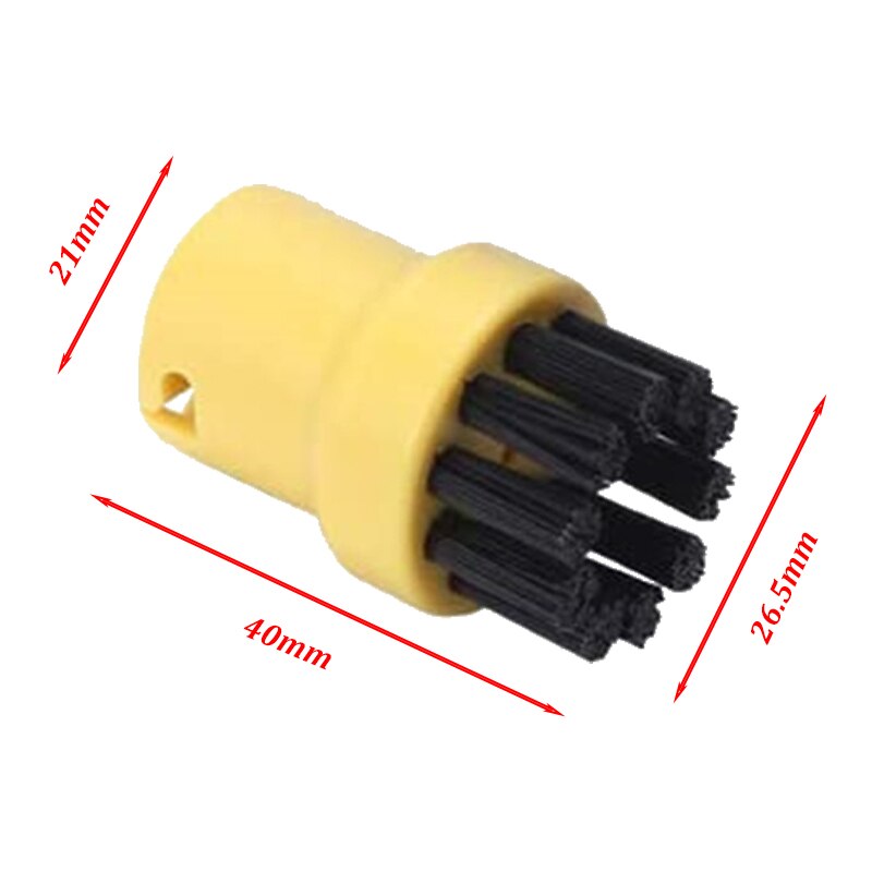 Cleaning Brushes for Karcher SC1 SC2 SC3 SC4 SC5 SC7 CTK10 Steam Cleaner Attachments Replacement Round Sprinkler Nozzle Head-HXL2164-Black. 