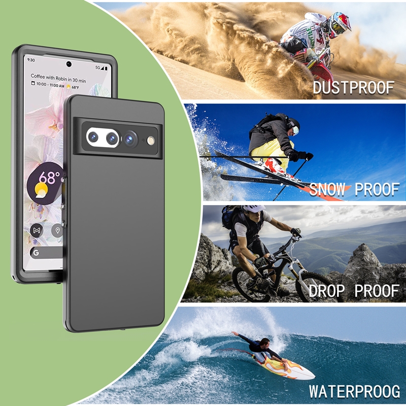 （COD Available)For Google Pixel 7 RedPepper PC + TPU Waterproof Phone Case. 