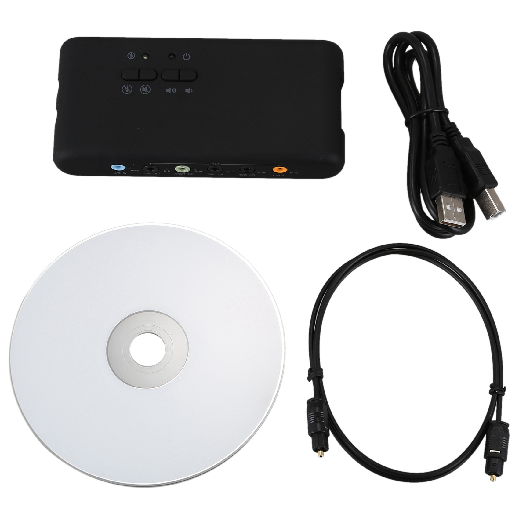 LKPCIGCXM 2X 7.1 Sound Card USB 2.0 Sound Card cmi6206 Chipset USB USB Audio Device Class Spec1.0 and USB Hid Class Spec. 