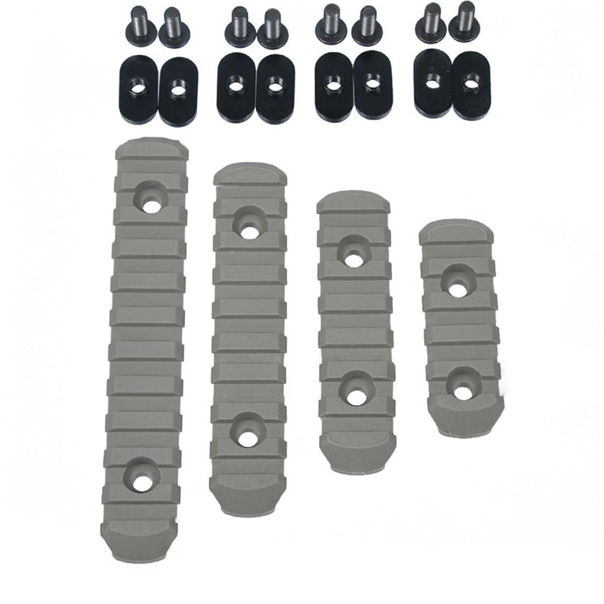 【happy one】MP Handguard Accessories Polymer Picatinny Rail Set For Quad Rail L5 L4 L3 L2 Size