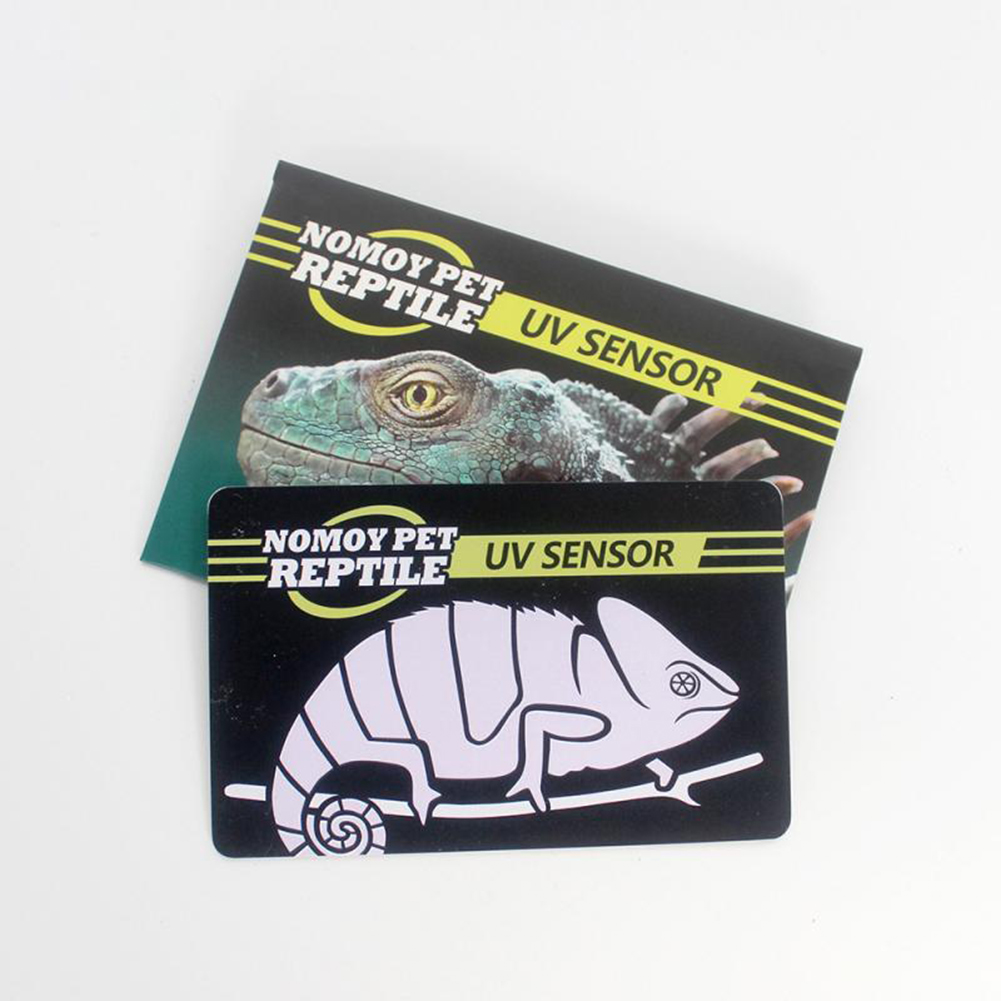 Reptile Uvb Uv Test Card 10 Seconds Detection Reusable Card Reptile Accessories Aquarium Equipment. 