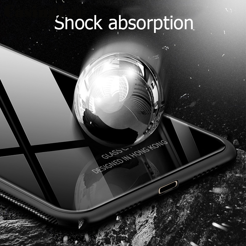 Casinglee For Samsung Galaxy M51 case Glass Phone Case Full Protection Tempered Glass Protetor Back case for Samsung M51 case cover. 
