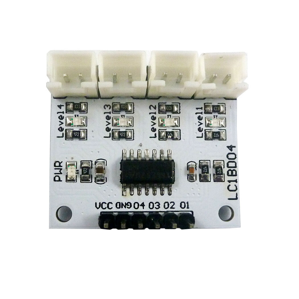 LC1BD04 DC5V 4 Digital Water Level Indicator Board Water Tower Liquid Level Sensor Controller Module Support for UNO/NANO-With Pin