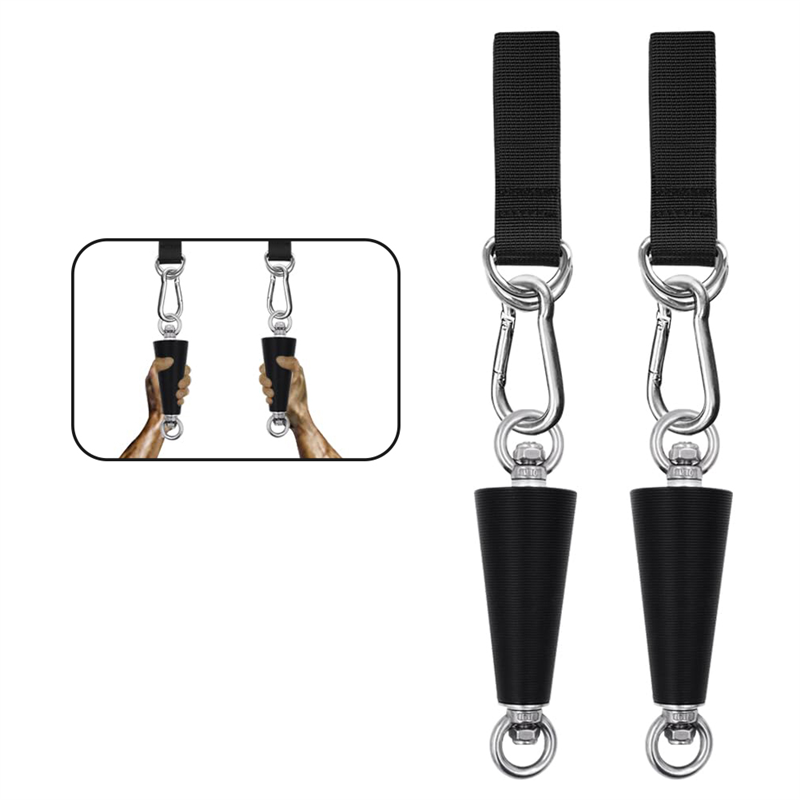 Pull Up Climbing Hold Grips with Straps Set Kit Wrist and Forearm Strengthen Finger Trainer Exerciser Set for Rock Climbing. 