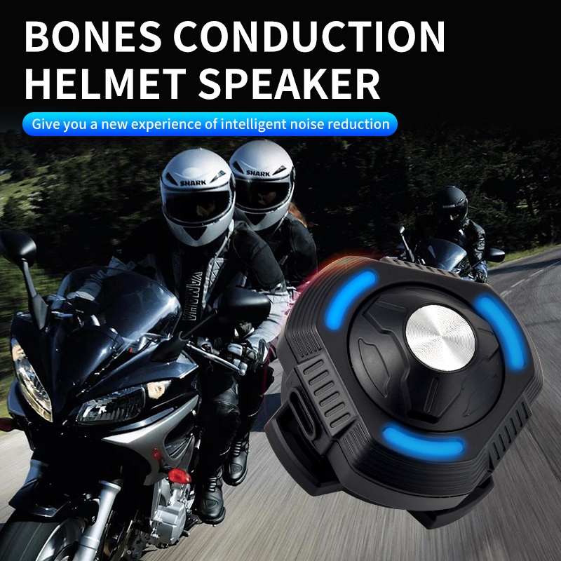 (New)Mucro H2R Helmet Mounted Bone Conduction Bluetooth Speaker. 