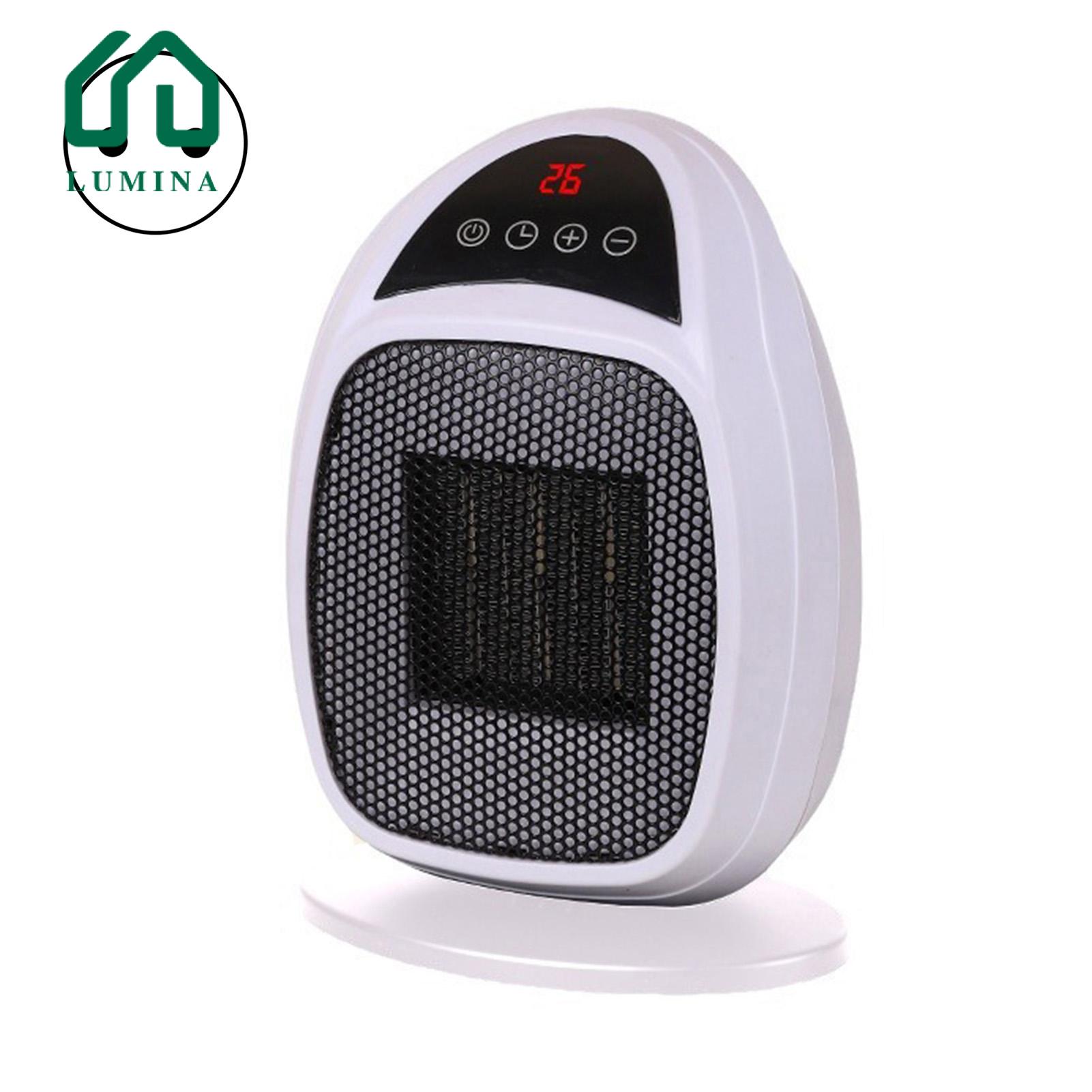 Lumina Electric Mini Heater 800w High Power Portable Heater Fan Room Warmer for Small Spaces Low Noise Temperature Control Auto Shut Off Desktop Heater Office Space Heater. 