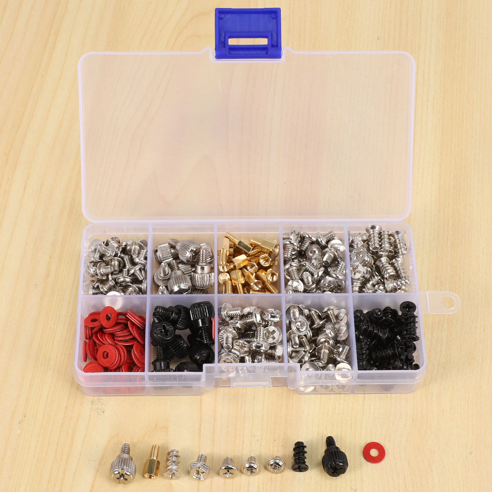 360PCS Personal Computer Screw,Pc Case Screws,Motheoard Standoffs. 