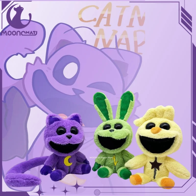Smiling Critters Plush Toy Smiling Critters Horror Game Doll Terrifying Smiling Poppy Playtime Stuffed Toys Room Decora Kid Gift