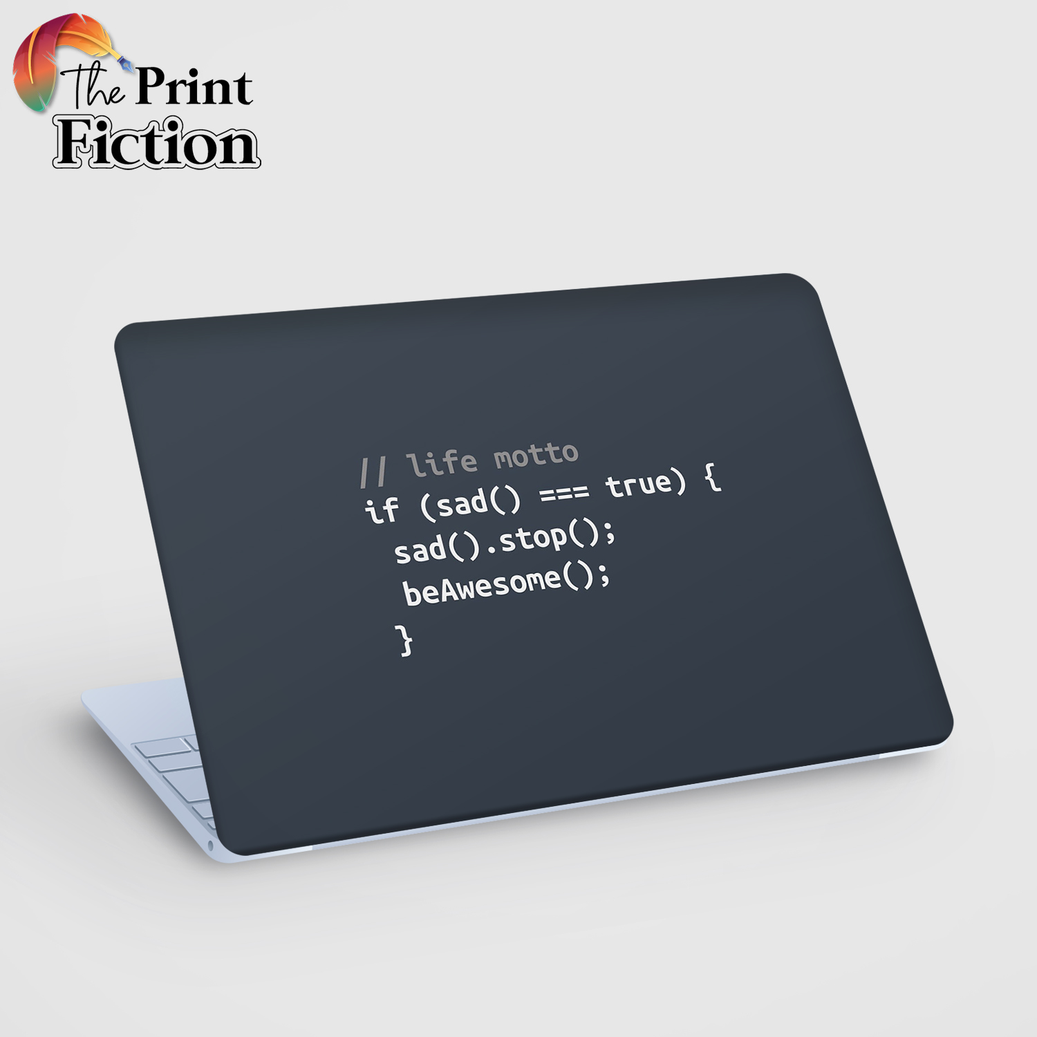 Life Motto Programming Funny Technology Code Laptop Sticker